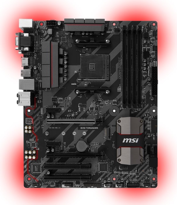 aflevere Countryside spisekammer The MSI B350 Tomahawk Motherboard Review: Gaming On a Budget
