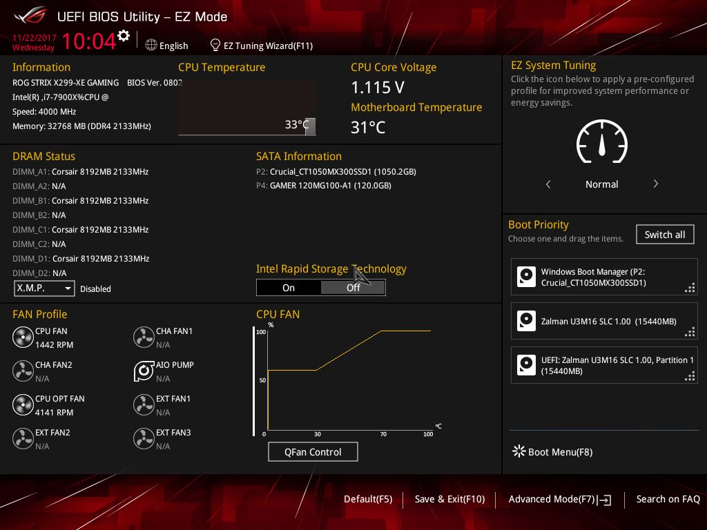 Версия bios asus