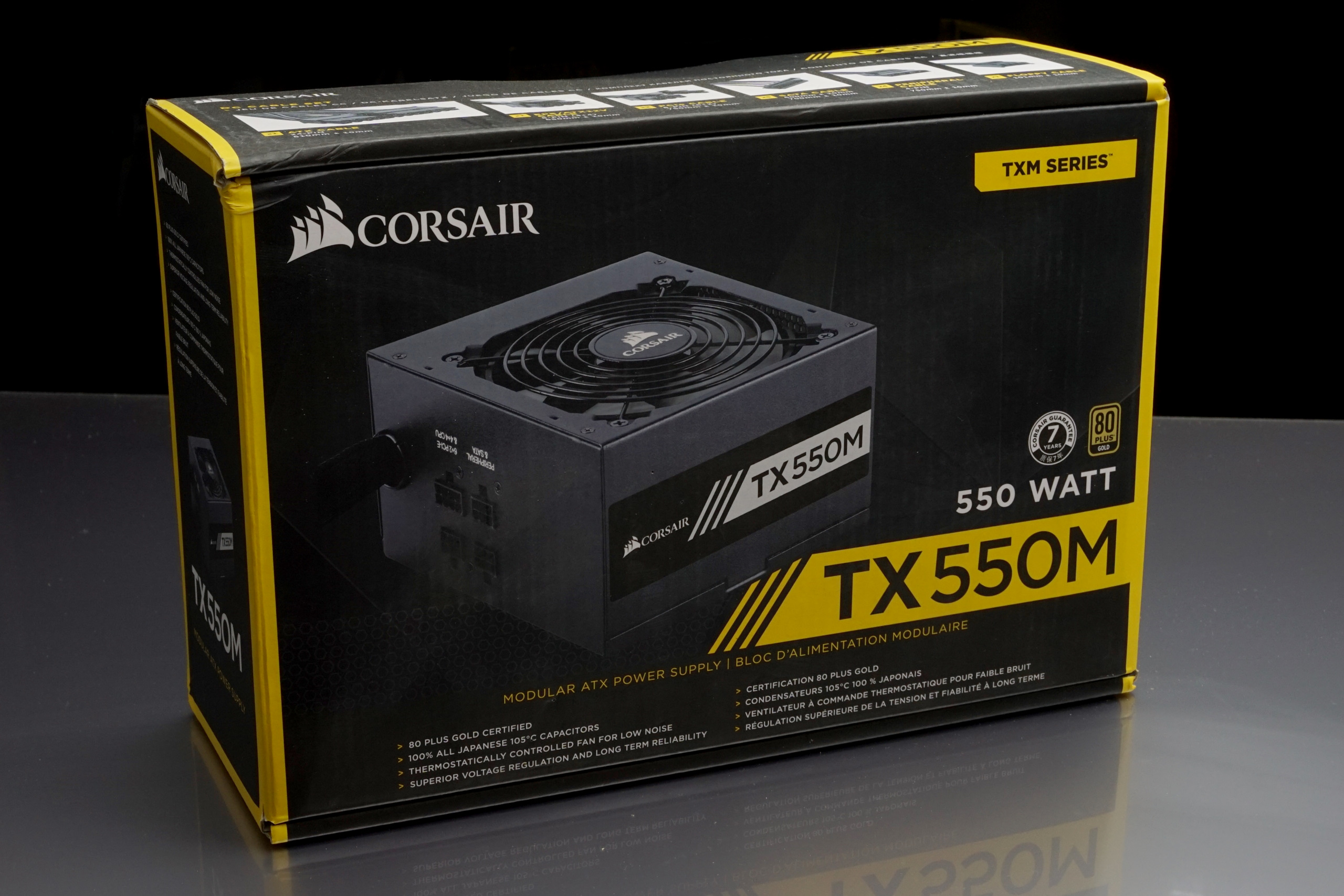 trussel Fatal Gentagen The $80 Power Supply for Almost Everyone: The Corsair TX550M 80Plus Gold  PSU Review