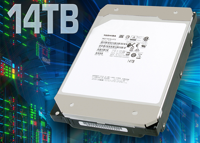 Toshiba Announces 14 TB PMR MG07ACA HDD: 9 Platters, Helium-Filled, MB/s