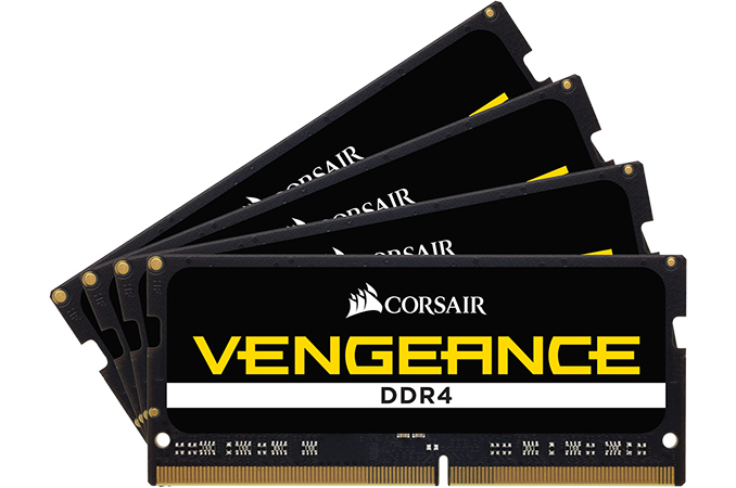 Corsair Launches Vengeance 32 GB Quad-Channel DDR4-4000 SO-DIMM