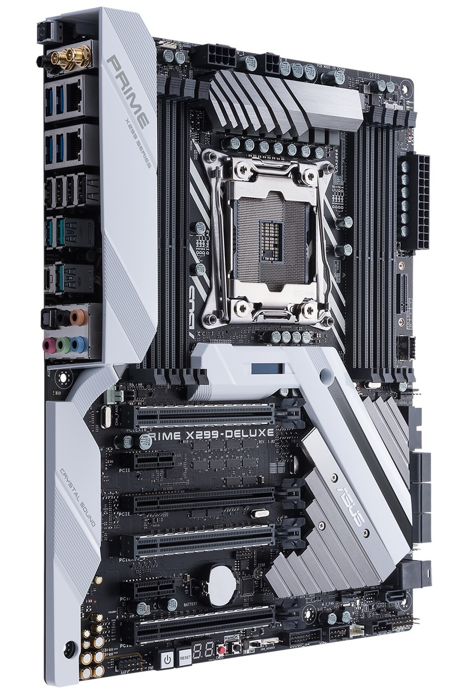 The ASUS Prime X299-Deluxe Motherboard Review: Onboard OLED and WiGig