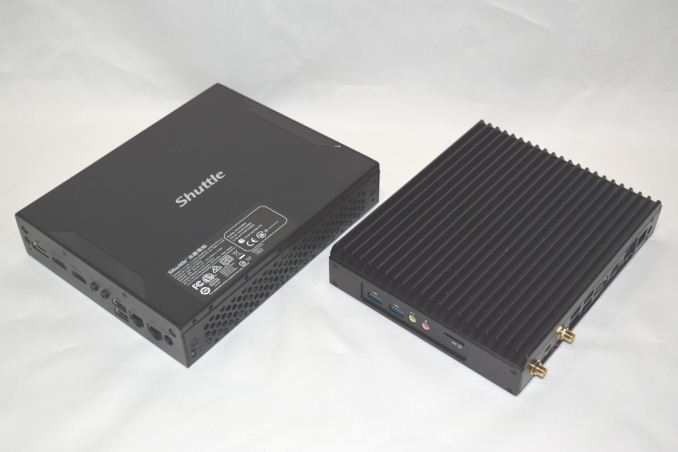 Habey BIS-6862 & Shuttle XPC Slim DS77U Fanless Kaby Lake