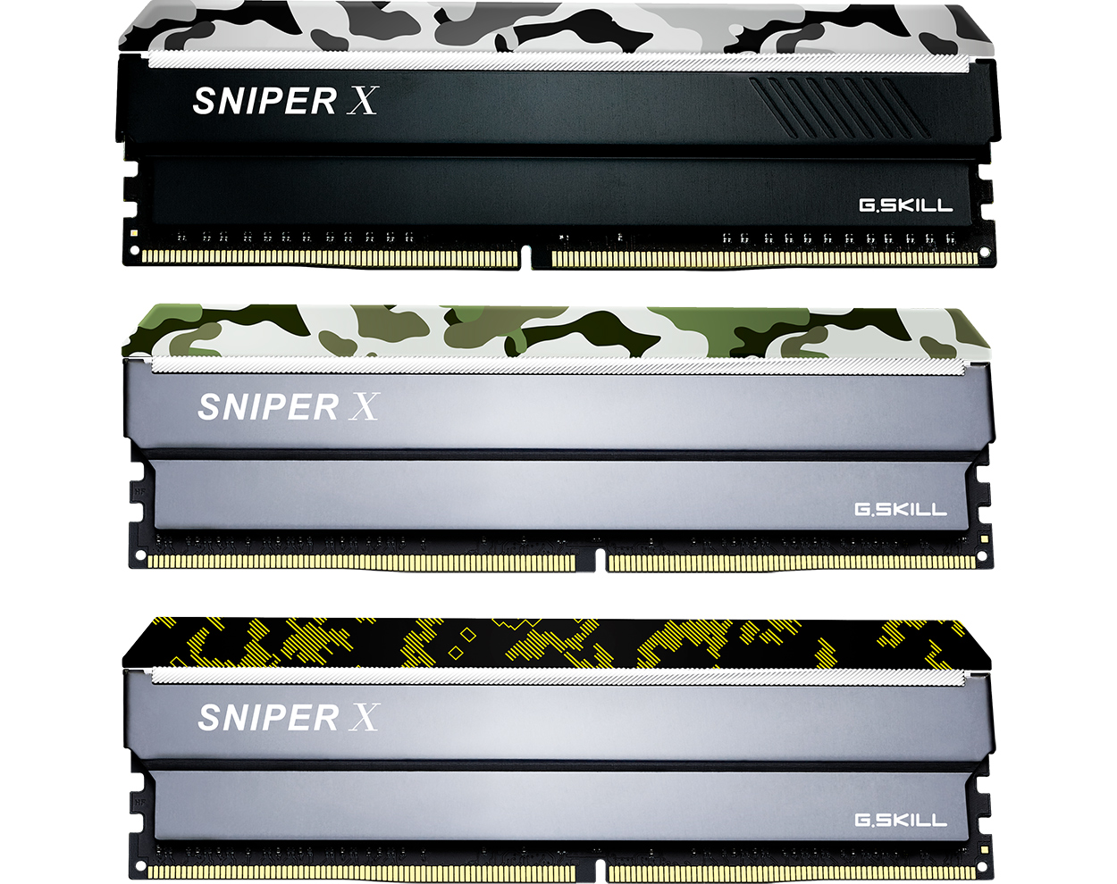 G.Skill Launches Sniper X Memory: Up to DDR4-3600, Three
