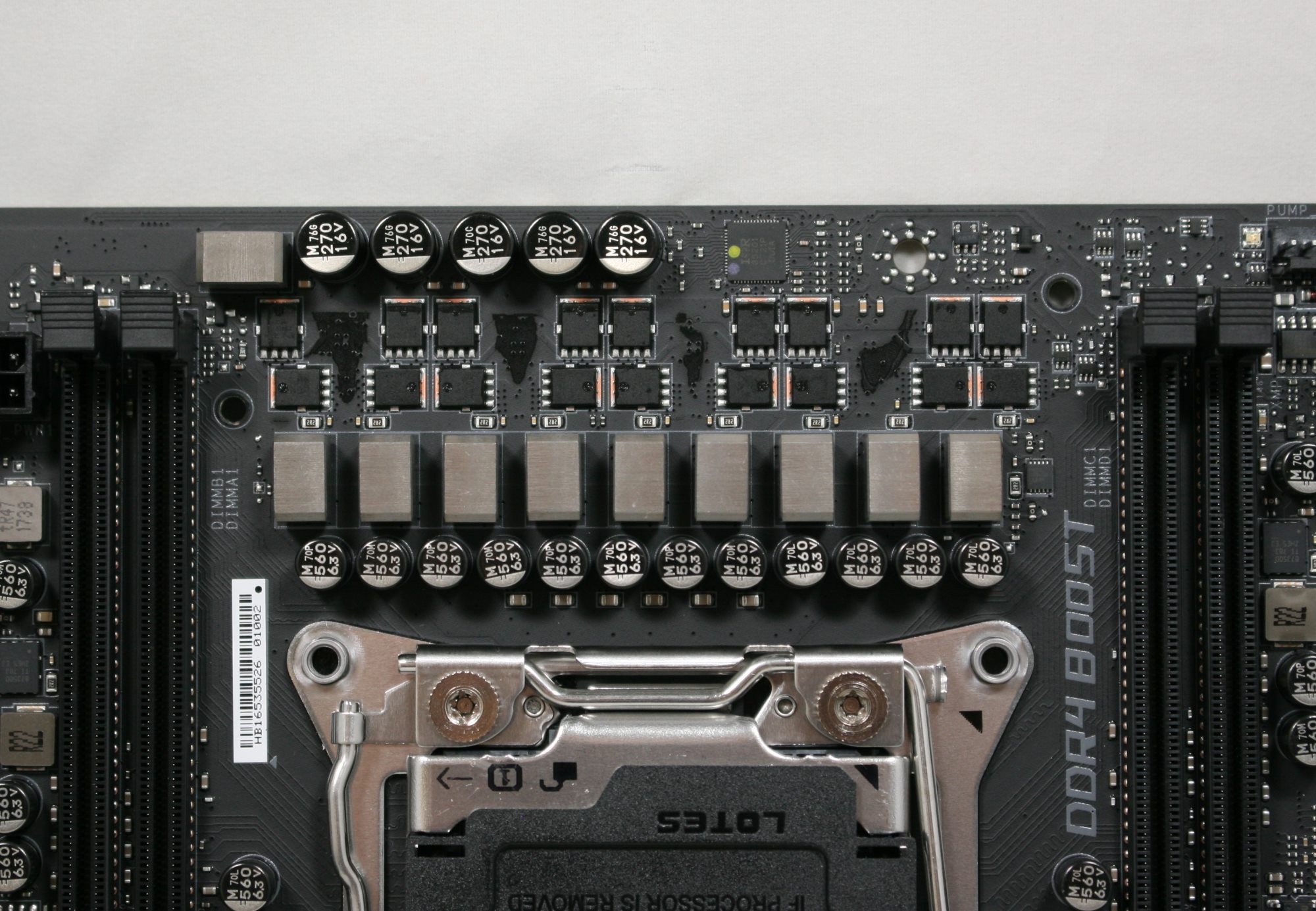 Visual Inspection The Msi X299m Gaming Pro Carbon Ac Motherboard Review