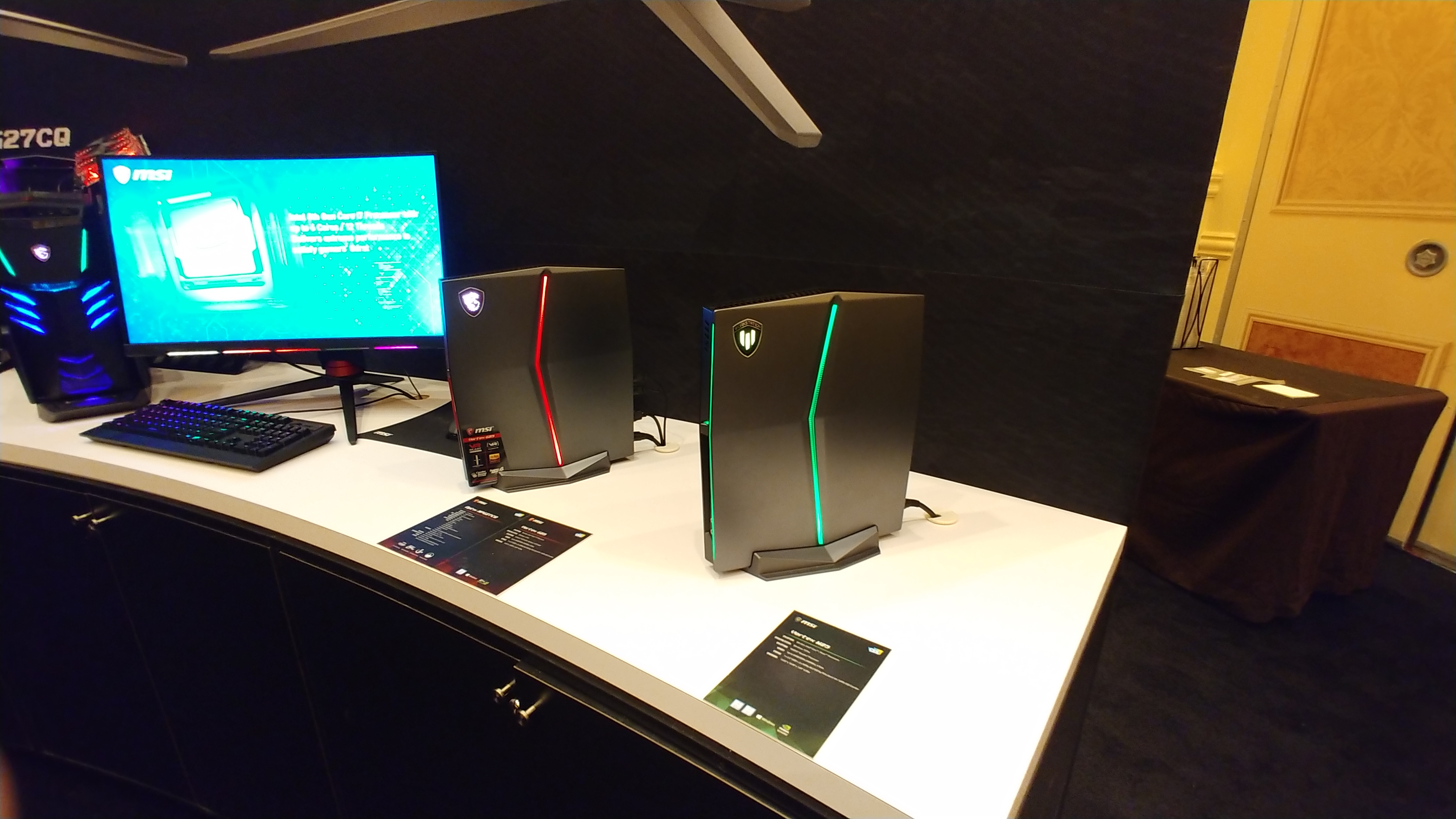 MSI at CES 2018: Vortex G25 for Workstations, the W25