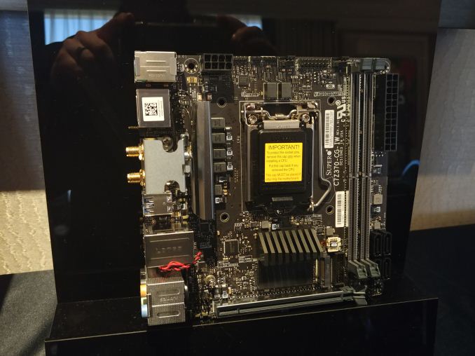 Supermicro at CES 2018: The First Supero Mini-ITX Motherboard