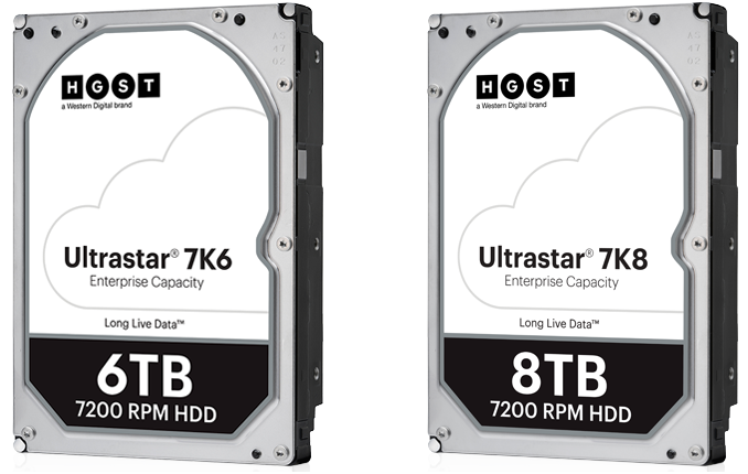 HGST Ultrastar 7K6 & 7K8 Enterprise HDDs: Up to 8 TB, 9th Gen PMR