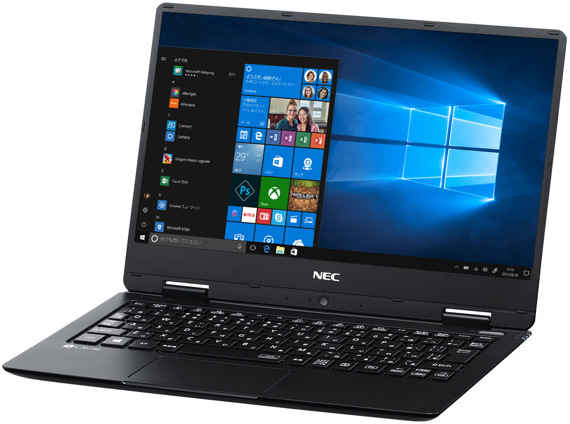 PC/タブレット ノートPC NEC 2018 LaVie Note Mobile: Fanless 12.5” Core i7 with 12hr 