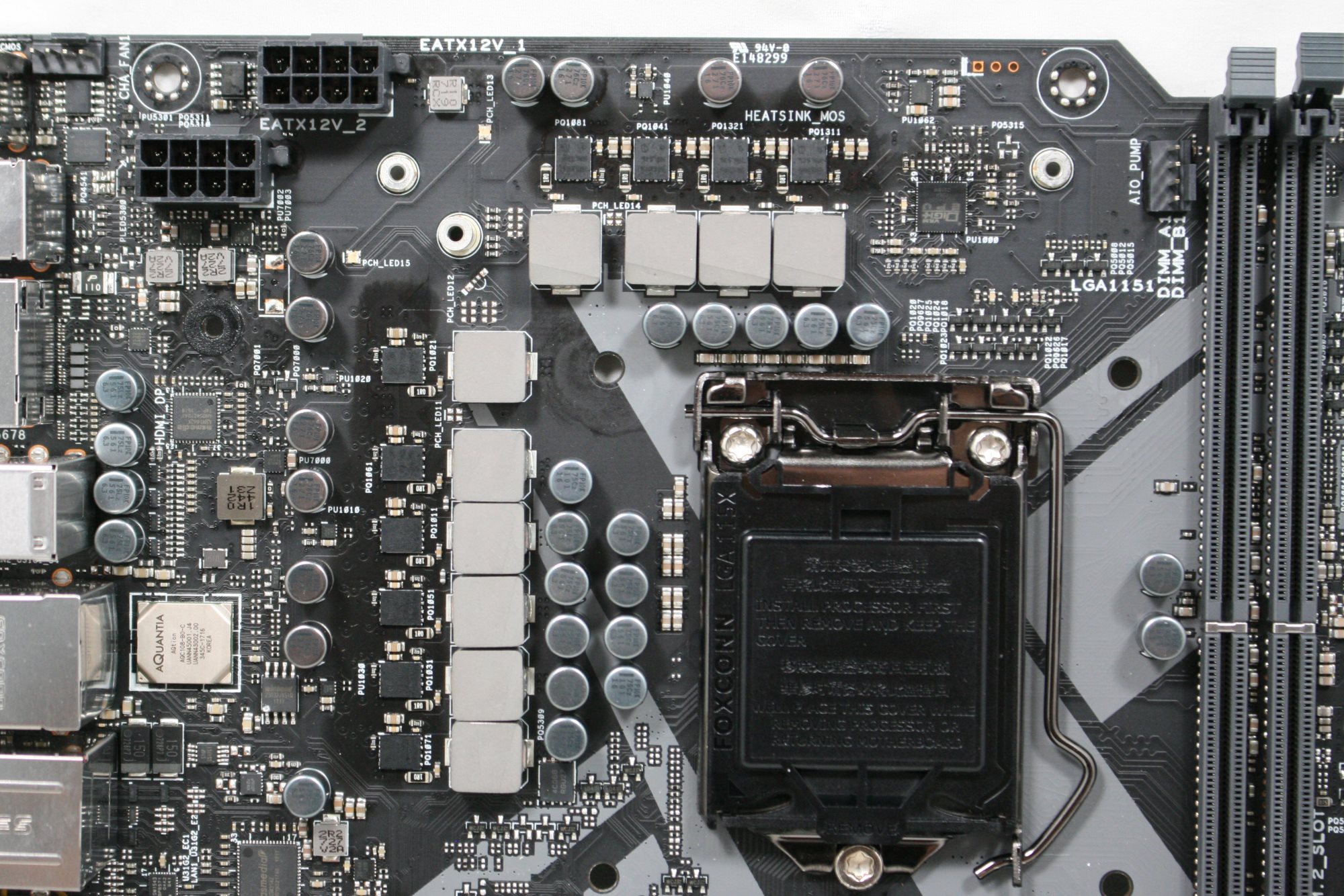 Visual Inspection - The ASUS ROG Maximus X Apex Review: X Marks the ...