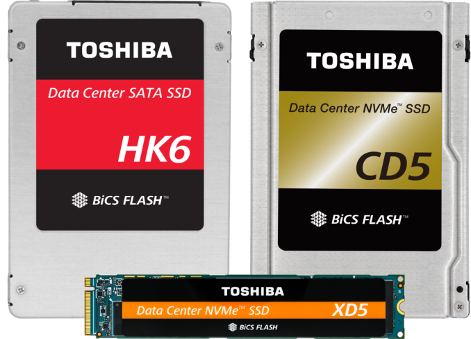 Toshiba Introduces Datacenter SSDs With 64L 3D NAND