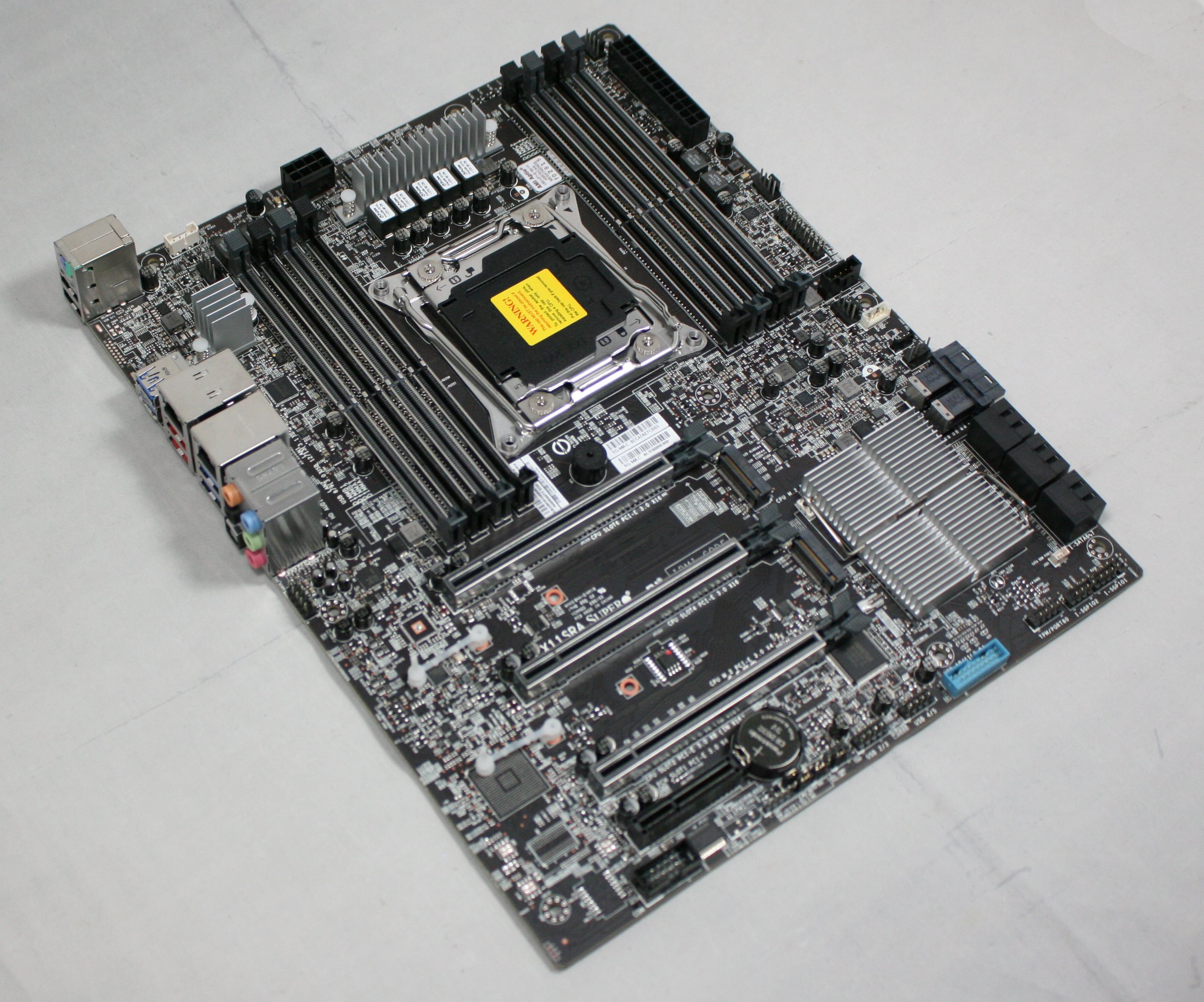 Visual Inspection - The Supermicro X11SRA Motherboard Review: C422