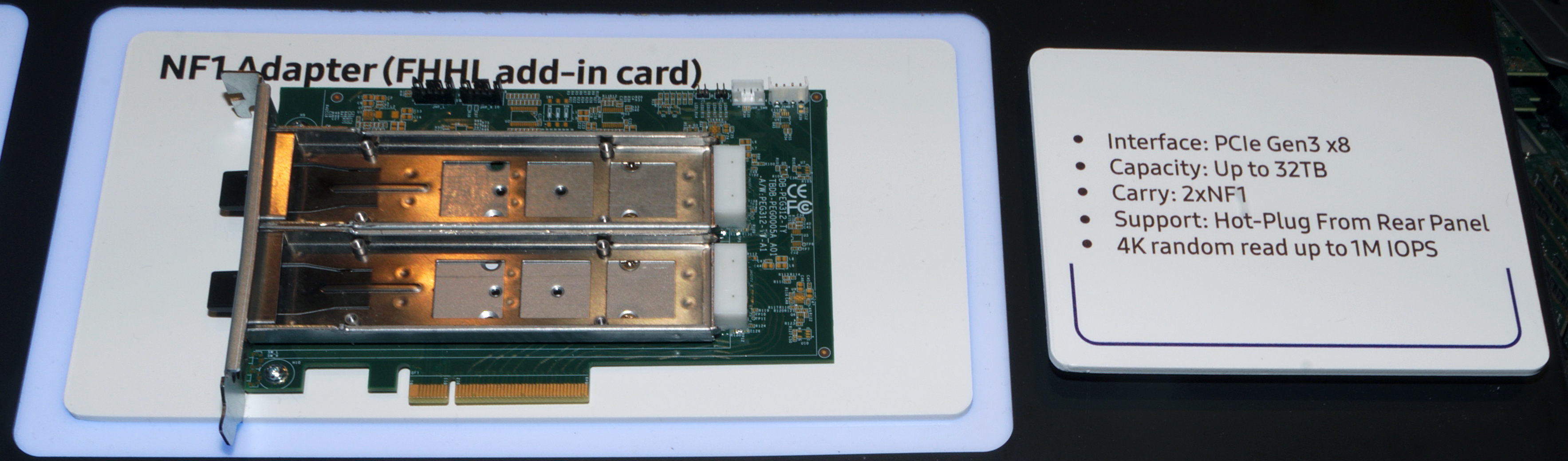dialekt Forskel Enlighten Hands On With Samsung's New NF1 SSDs: 36 x 16 TB in 1U