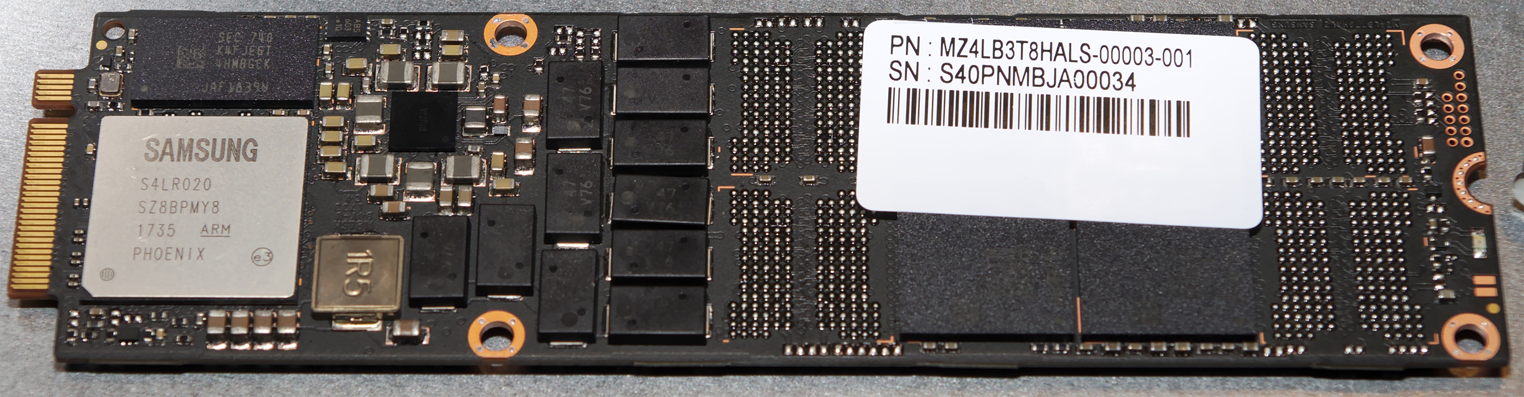 Hands With Samsung's New NF1 SSDs: 36 x TB 1U