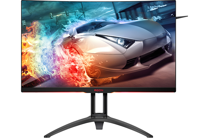 AOC Announces AGON AG322QC4 32-Inch Curved LCD with FreeSync 2