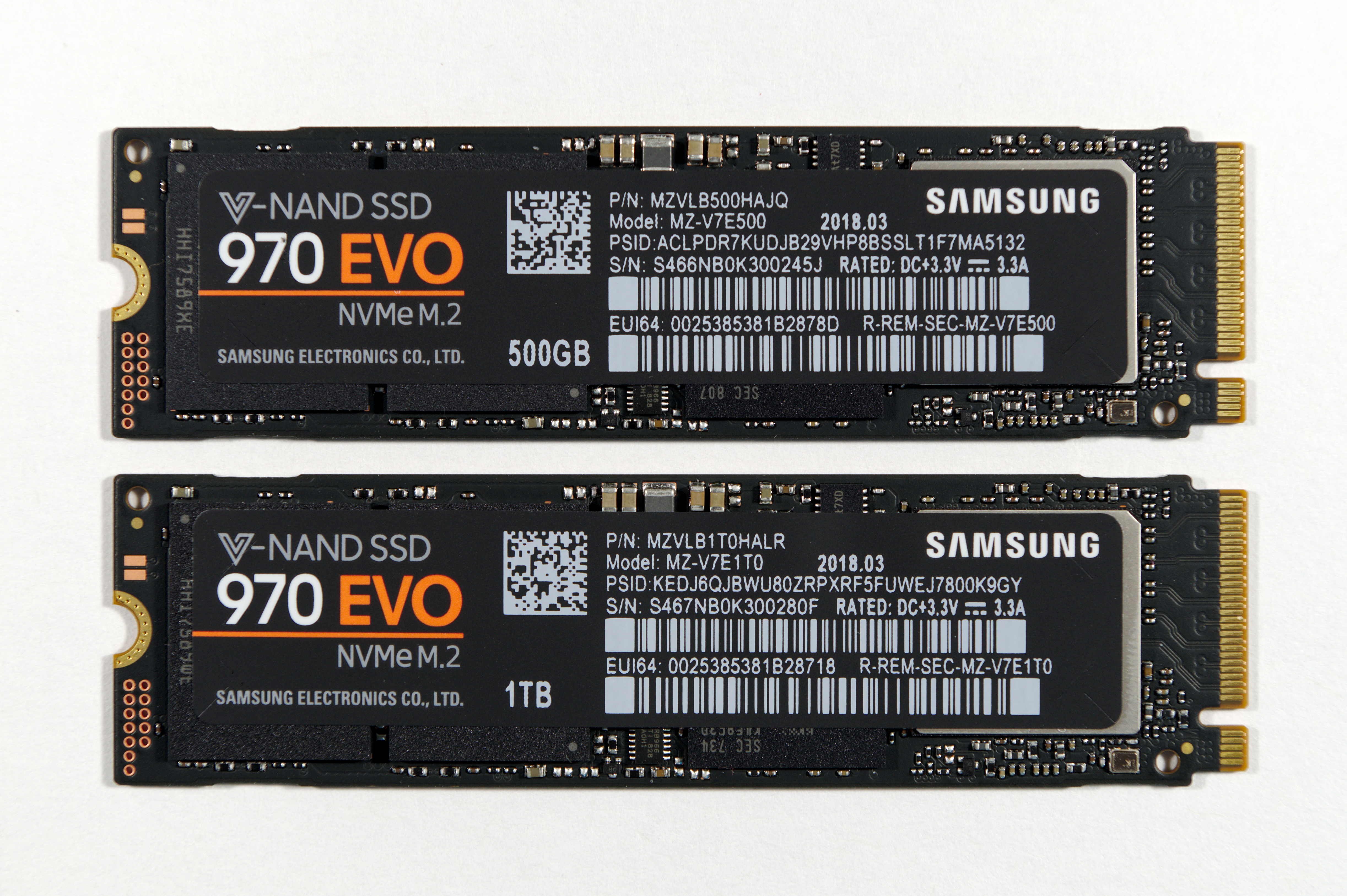 Samsung Launches New 970 Evo and 970 Pro SSDs