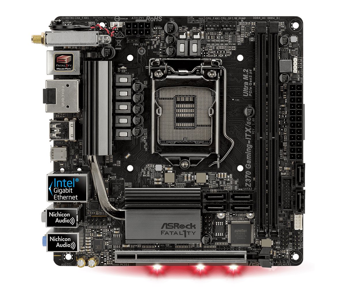 The ASRock Z370 Gaming ITX ac Motherboard Review Mini ITX with