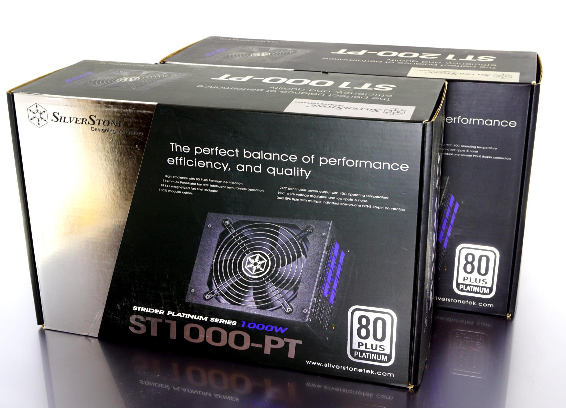 本物新品保証】 SilverStone PC電源 1000W 80PLUS PLATINUM プラグイン SST-ST1000-PT