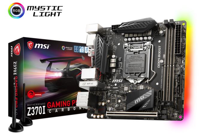 Overclocking with the i7-8700K - The MSI Z370I Gaming Pro Carbon