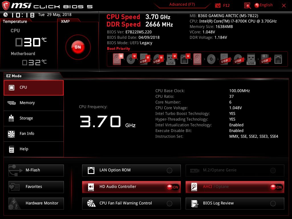 guide Ideel udrydde BIOS and Software - MSI B360 Gaming Plus & B360 Gaming Arctic Review:  Fraternal Twins On The Cheap