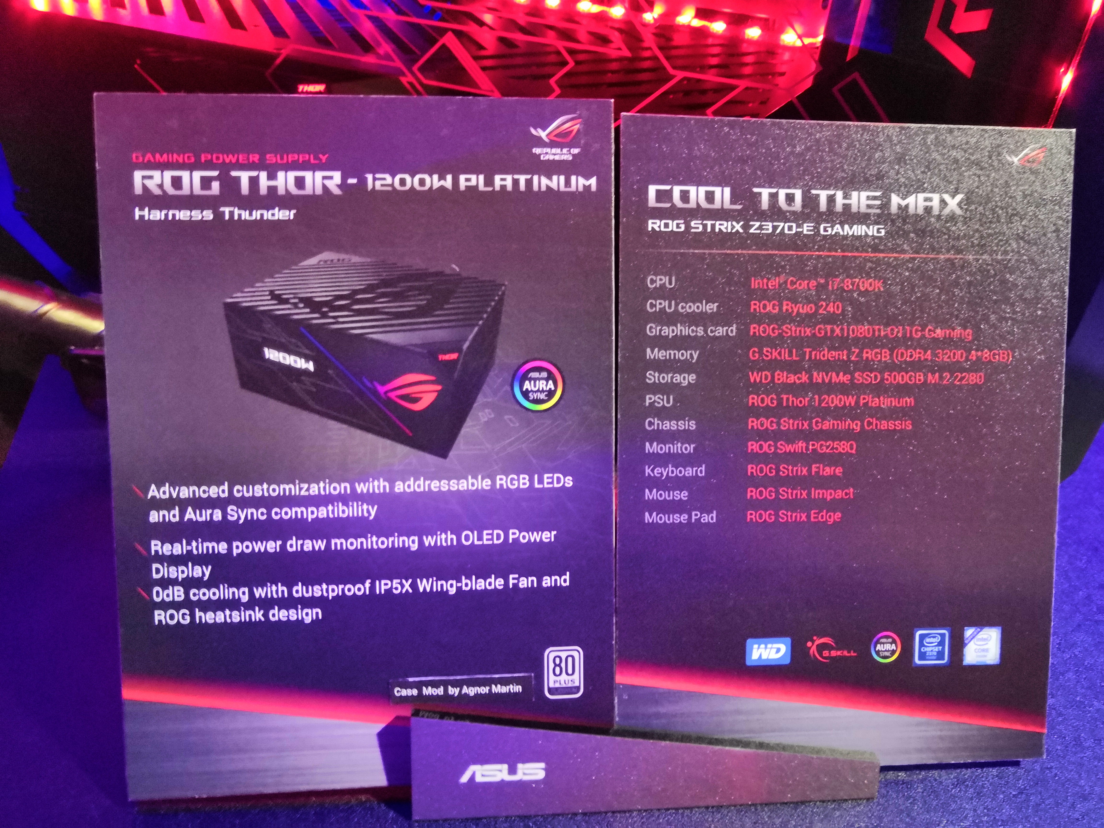 ASUS ROG Goes For Power Supplies: ROG Thor 1200W Platinum