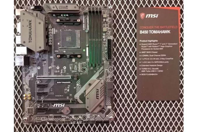 MSI B450 AM4 Motherboards at Computex