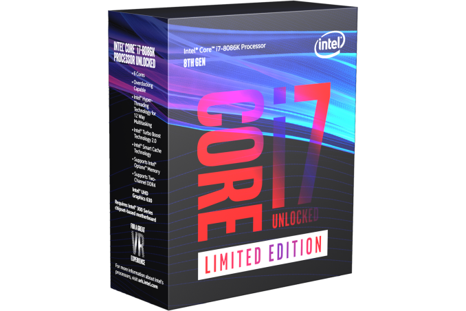 Intel's Core i7-8086K CPU Now on Sale