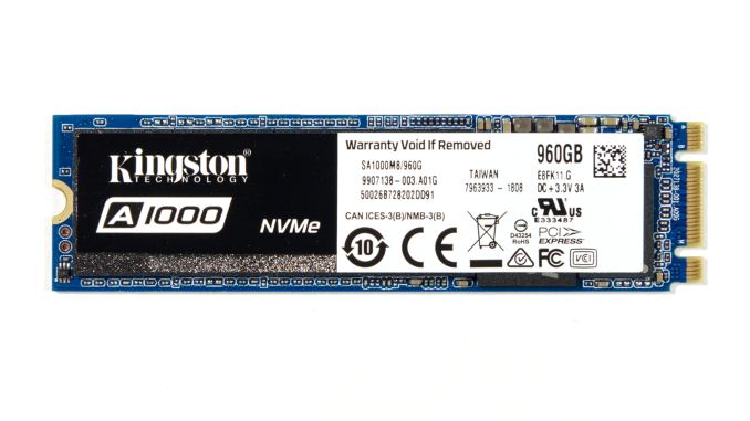 Stille klon Dwell The Kingston A1000 NVMe SSD Review: Phison E8 Revisited