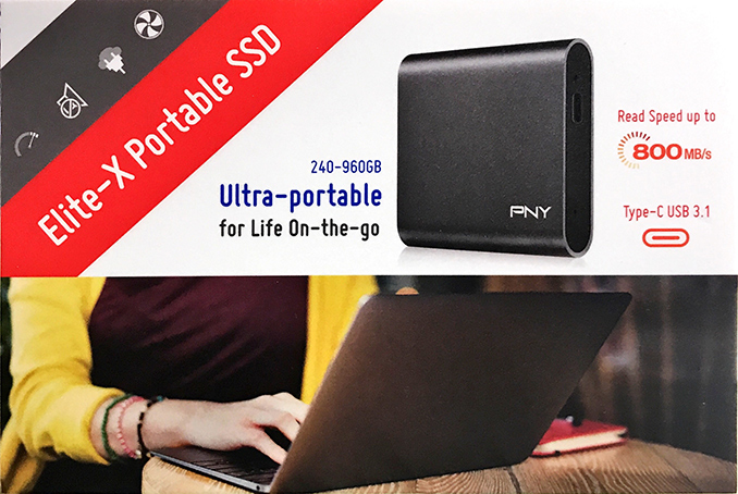 900 Mo/S PNY Pro Elite CS2060 SSD Externe Portable 500 Go en USB 3.1 Gen2 Type-C 
