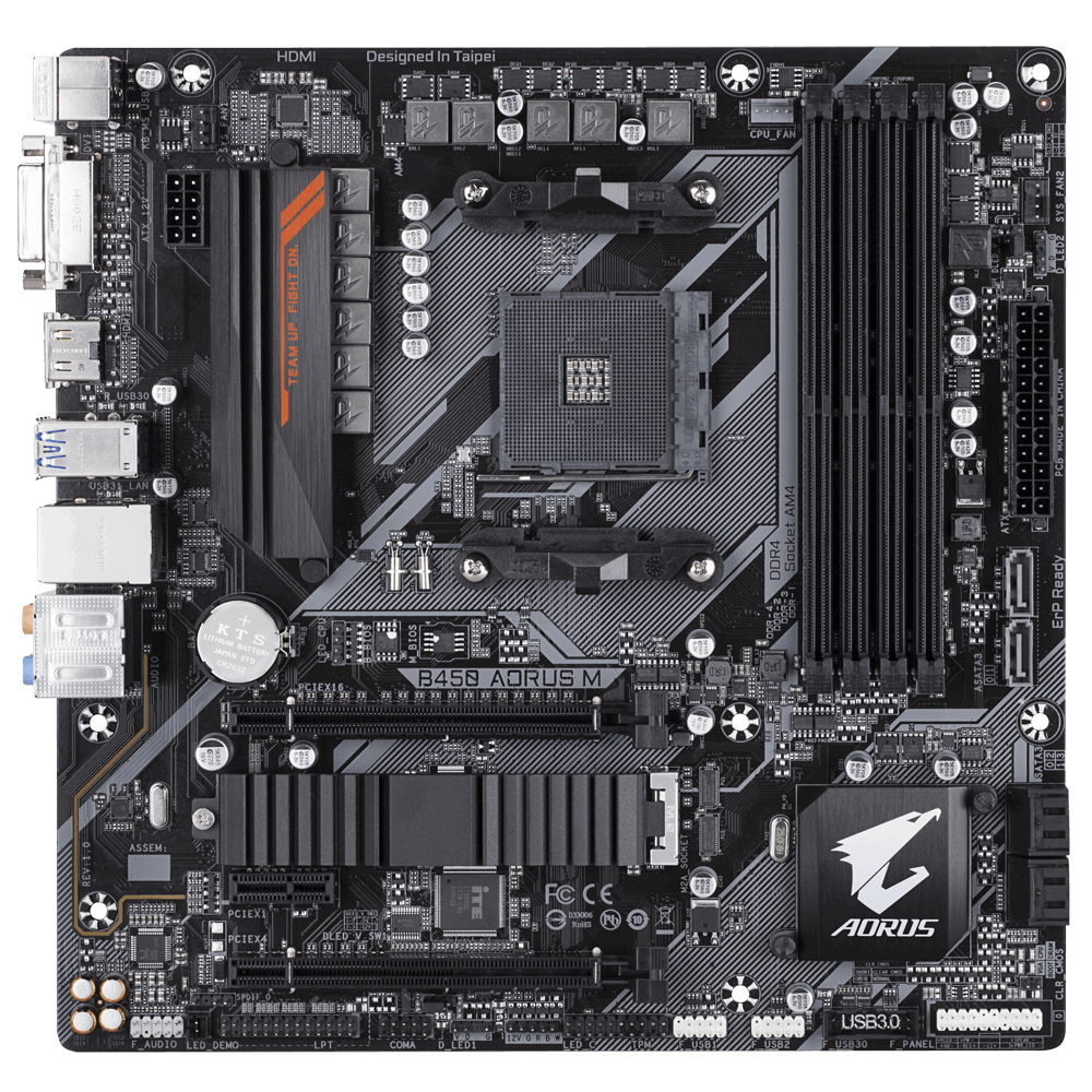 GIGABYTE B450 Aorus M and B450 Aorus Elite - B450 for AMD Ryzen: A Quick Look at 25+ Motherboards