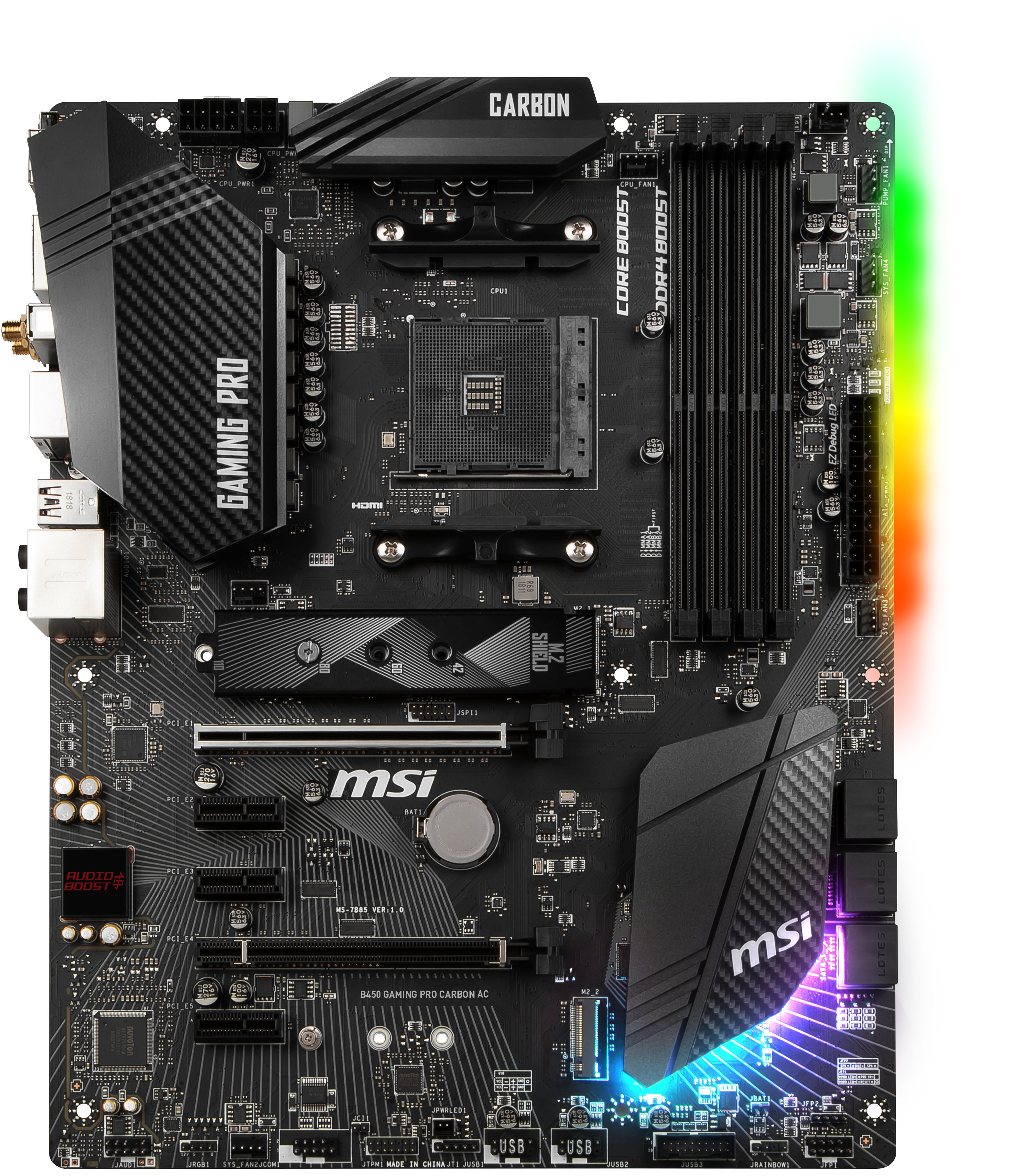 MSI Gaming Pro Carbon AC - Analyzing B450 for AMD Ryzen: A Quick Look at 25+ Motherboards