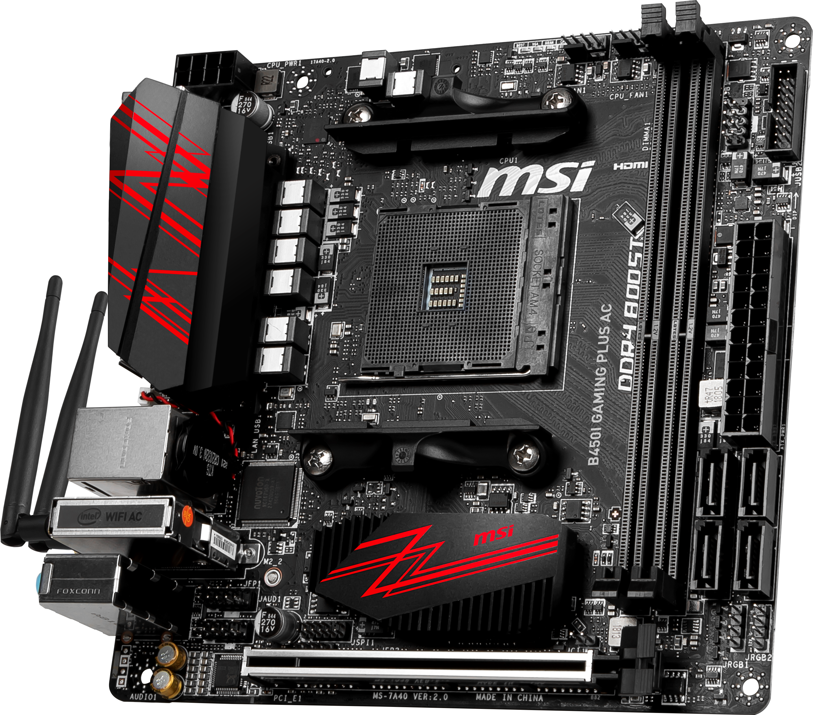MSI B450I Plus AC - Analyzing B450 for AMD Ryzen: A Quick Look at 25+ Motherboards