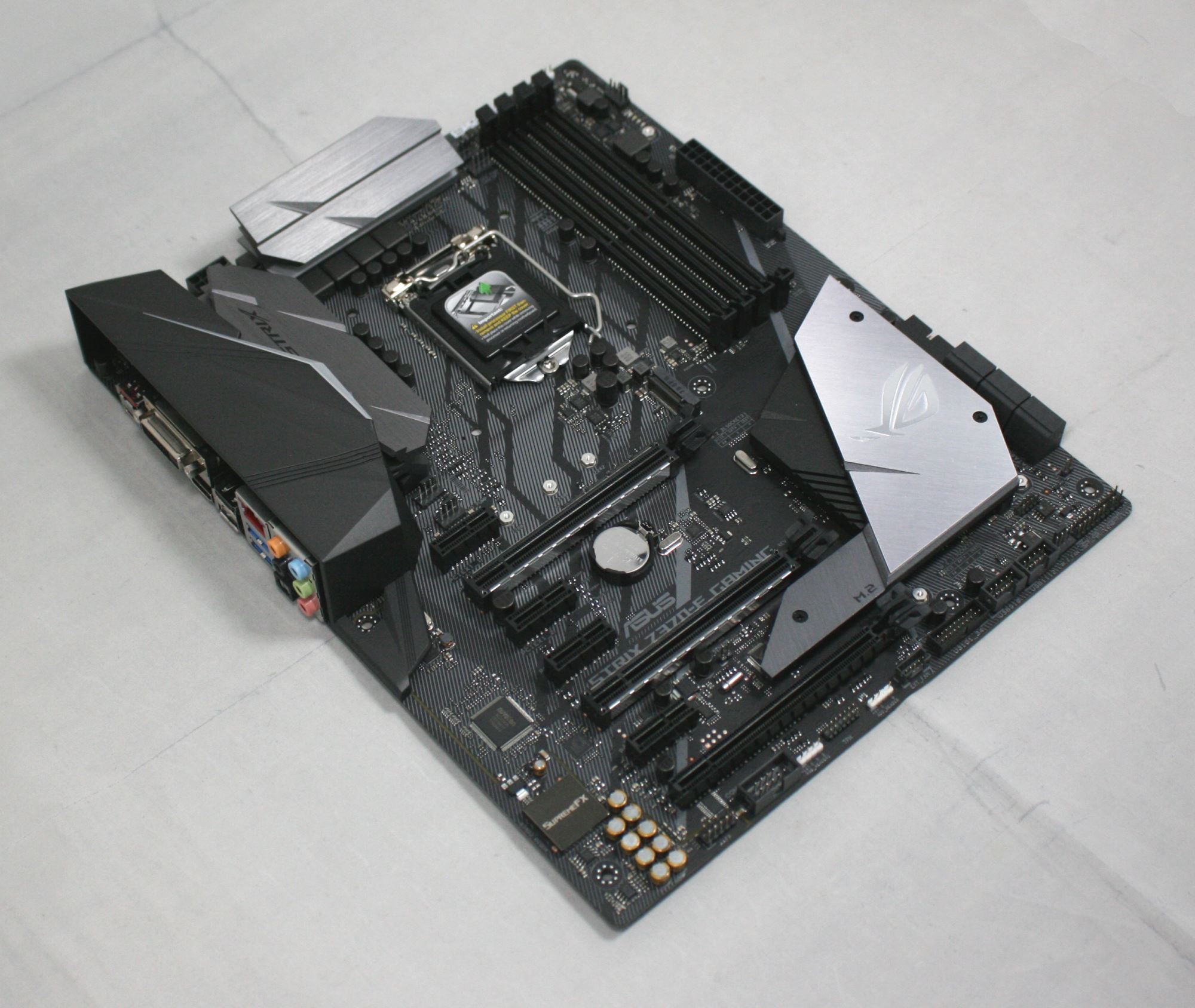 Visual Inspection The Asus Rog Strix Z370 F Gaming Review A 0 Motherboard At 5 1 Ghz