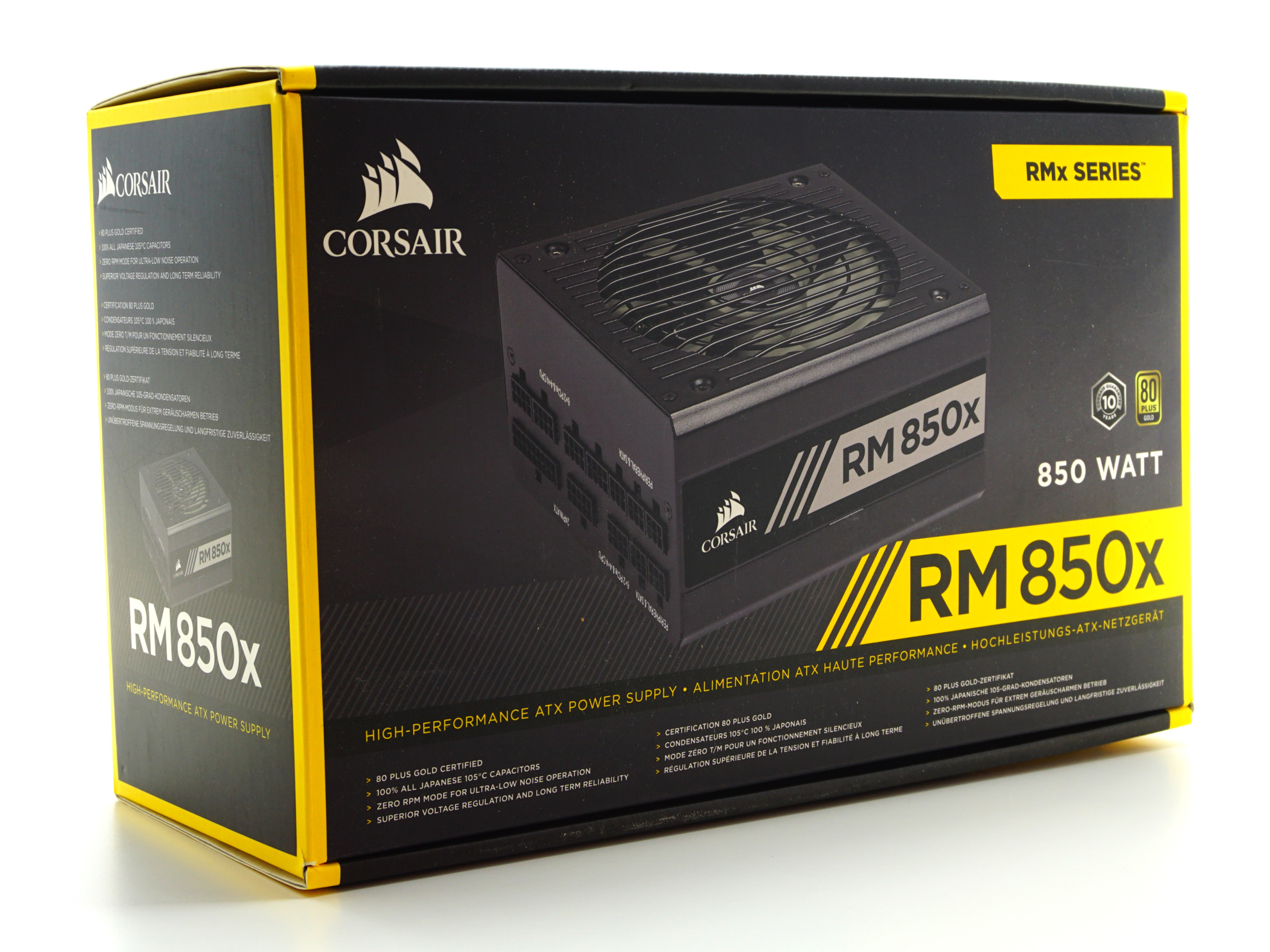 The Corsair RM850x (2018) PSU Electrical Performance