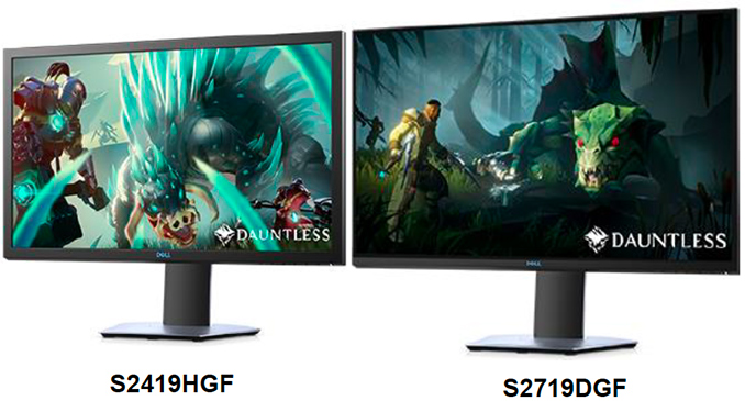 Dell Launches Gaming 24 and Gaming 27 Displays: 1 ms Response, 144