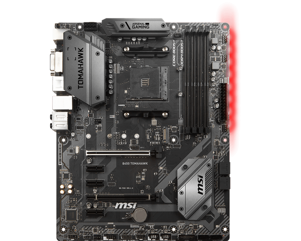 Ciencias Mago Estresante The MSI B450 Tomahawk Motherboard Review: More Missile Than Axe