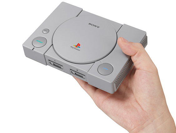 ear unlock typist Sony's $100 PlayStation Classic: Available December 2018 with 20 Games