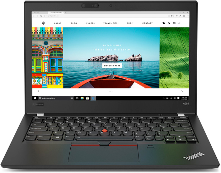 Lenovo Launches 12.5-Inch ThinkPad A285 with AMD Ryzen PRO APUs