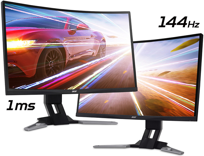 Acer XZ1-Series Curved Gaming Displays: WQHD, 144 Hz, FreeSync, HDR10