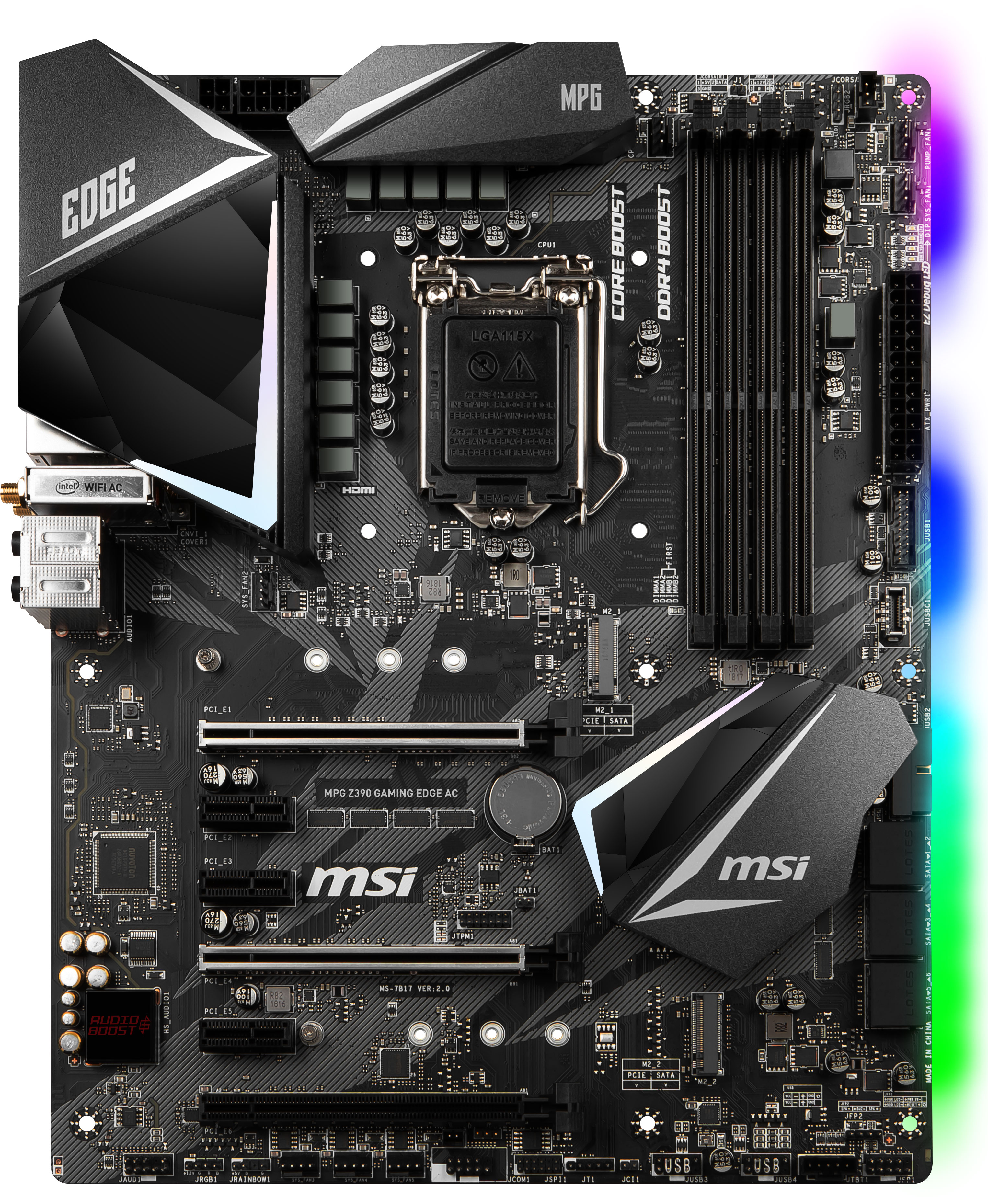 MSI MPG Z390 Gaming Edge AC - Intel Z390 Motherboard Overview: 50+