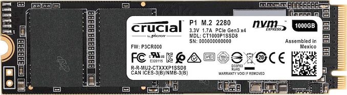 SSD NVME CRUCIAL P1 2TO 3D NAND M2