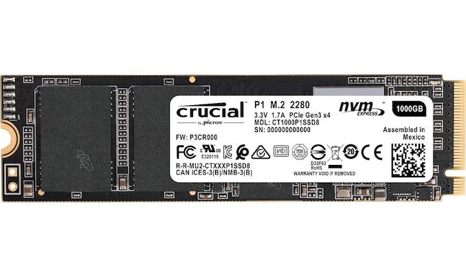 crucial P1 NVMe M.2 SSD SSD 1TB 新品未開封
