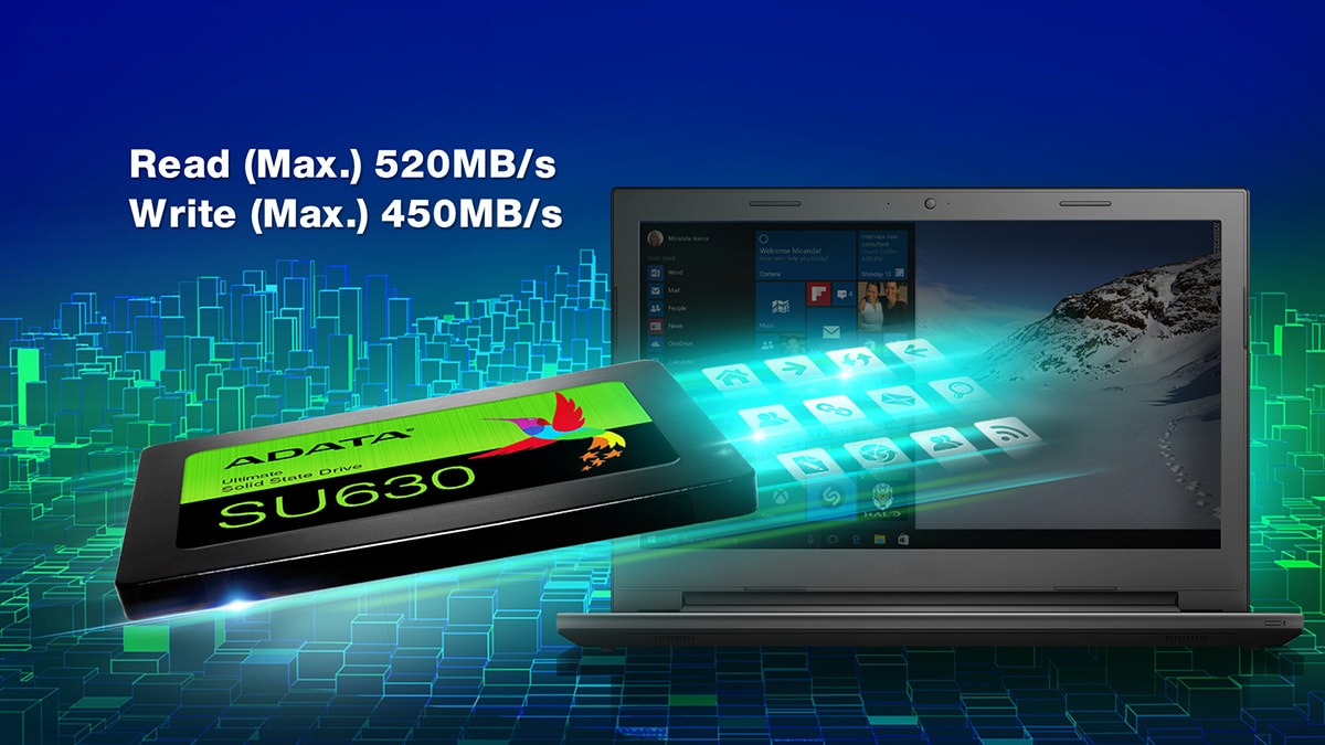 ADATA Reveals Ultimate SU630 SSD: 3D QLC for SATA
