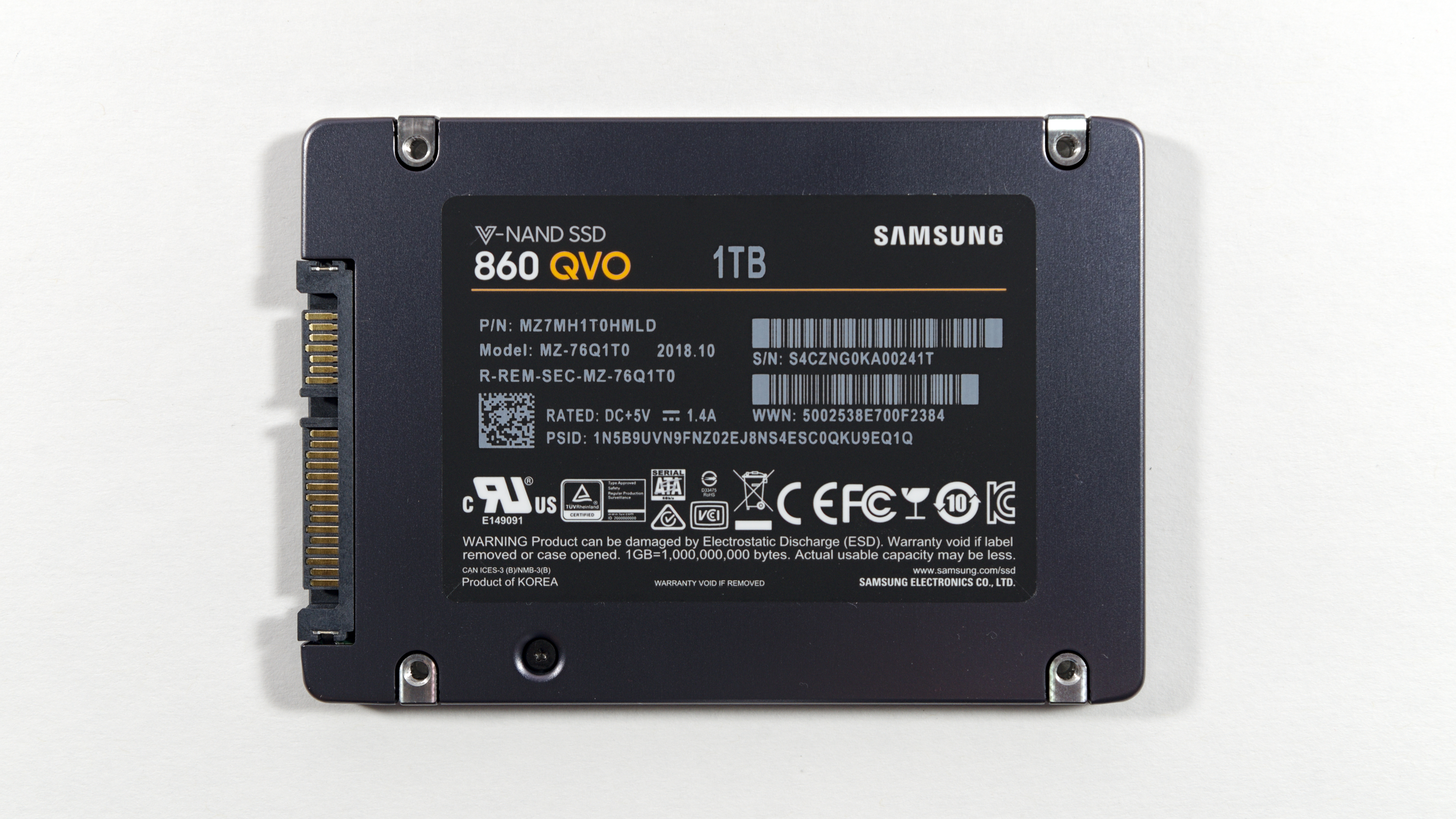 The 860 QVO (1TB, 4TB) SSD First Consumer SATA QLC