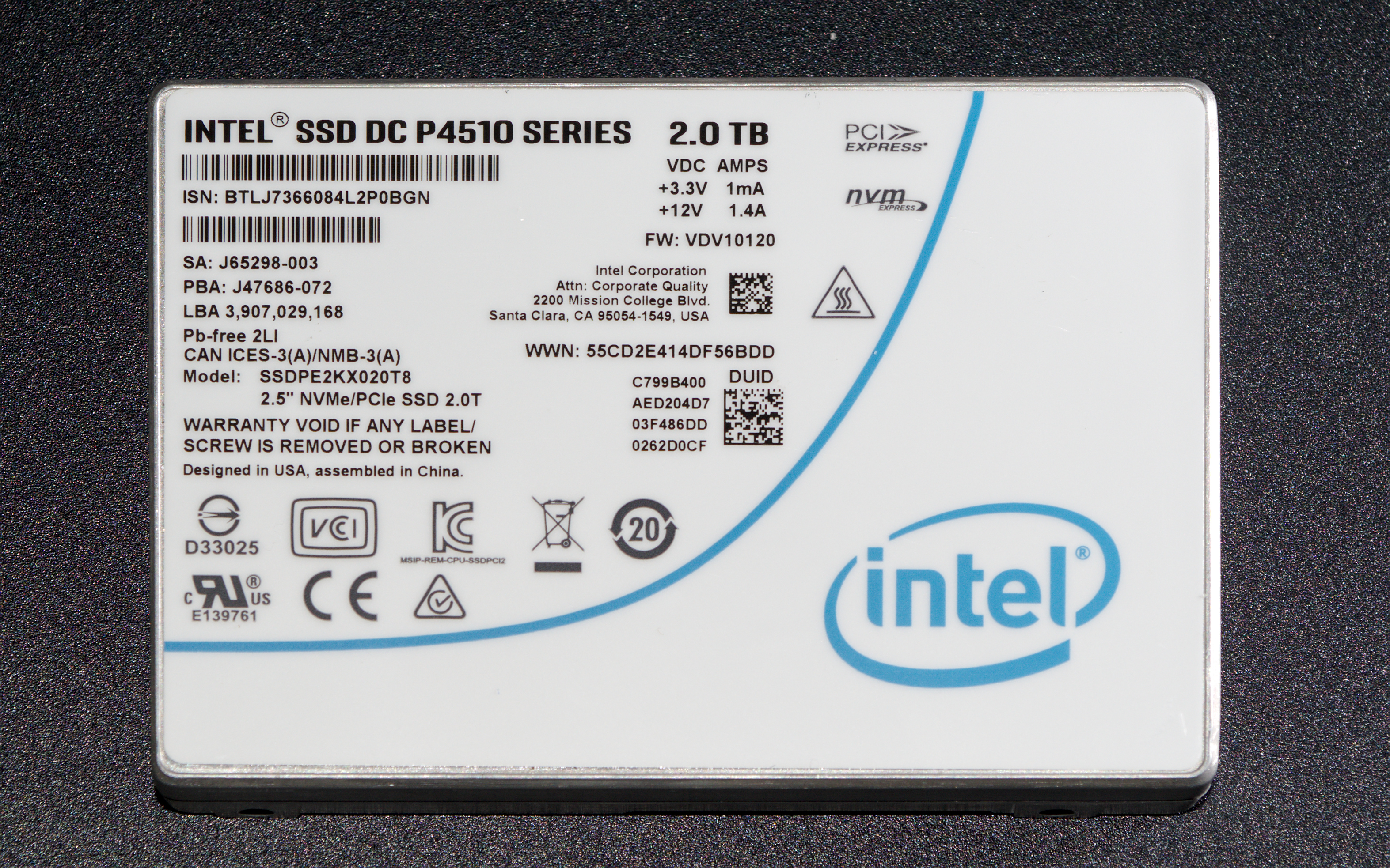 Intel ssd 1 tb