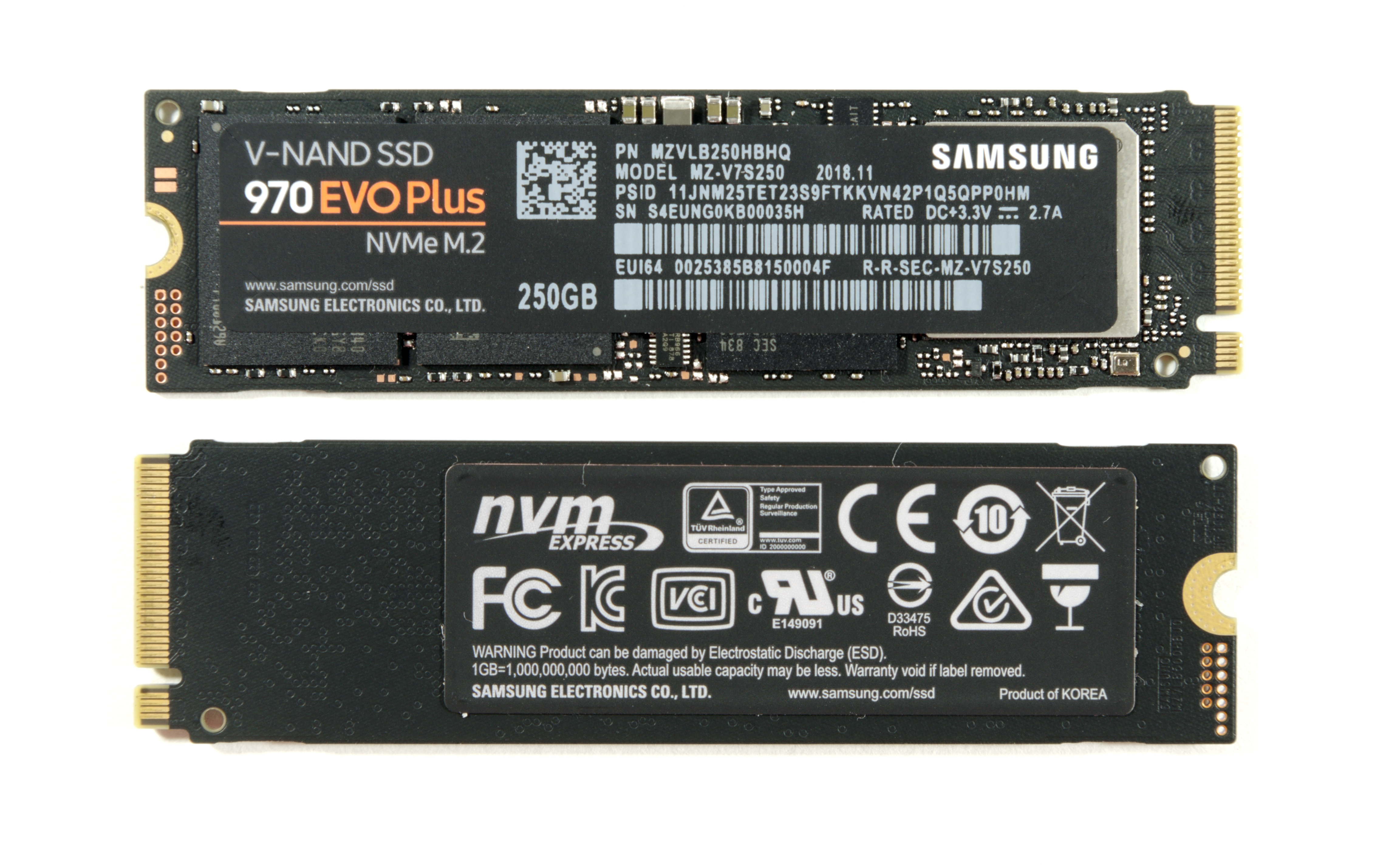 The Samsung 970 Plus (250GB, NVMe SSD Review: 3D NAND