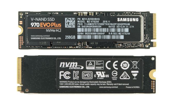 Spécifications et fiche technique du Samsung 970 EVO Plus V-NAND SSD