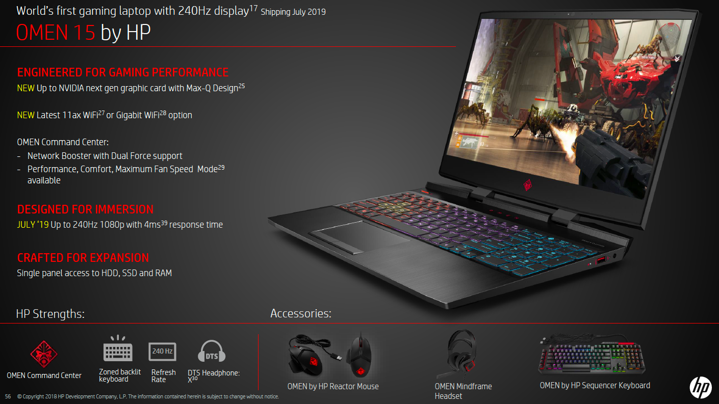HP Omen 15 – A sophisticated gaming machine