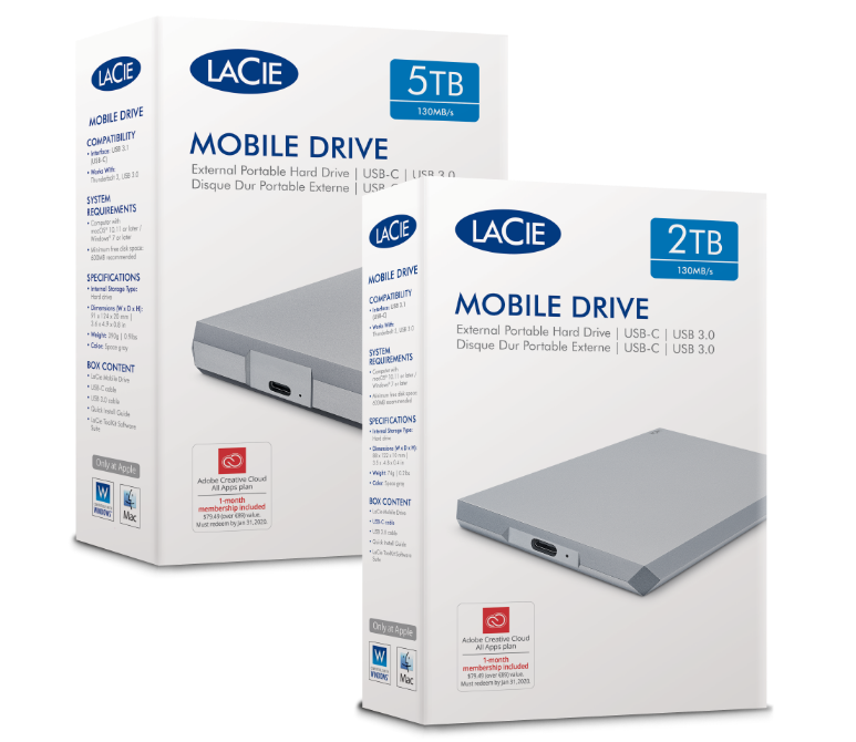 Perfervid Sequel Ruddy Seagate at CES 2019: LaCie Mobile Drive and SSD External Storage Solutions