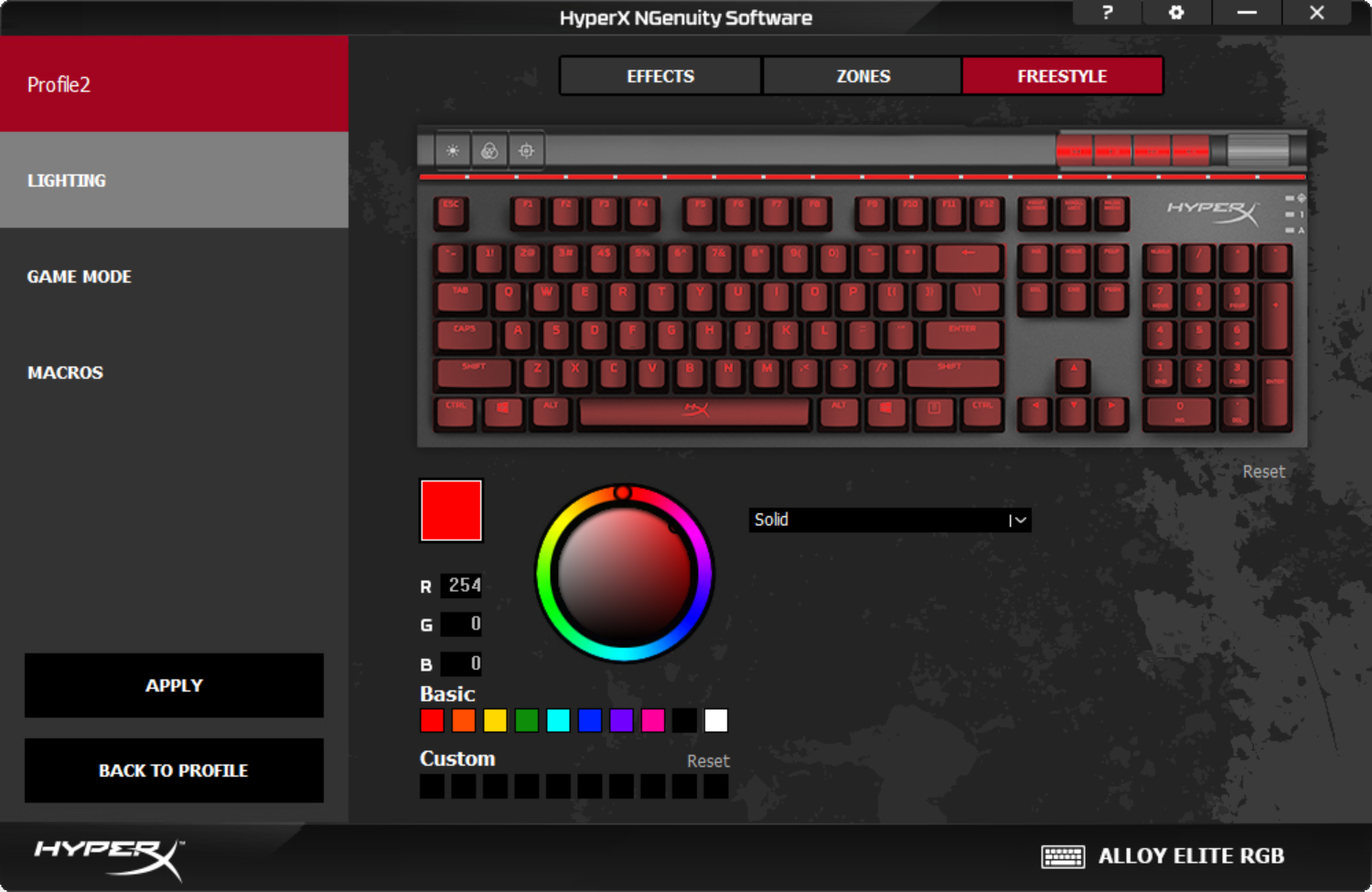 How to Change Color on Hyperx Keyboard  